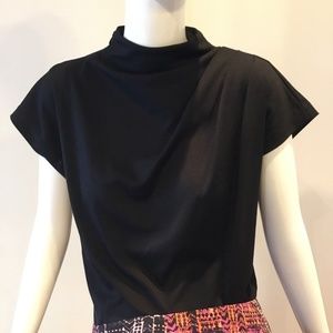 Catherine Malandrino T-shirt top blouse shirt size L ( 10 12 ) DESIGNER Holiday